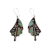 Front side of butterfly earrings. 