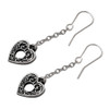 Alchemy Gothic - E471 - Planchette Earrings side view