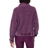 Waffle Knit Mineral Washed Cropped Jacket back view