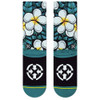 Flowers Crew Socks Art By Kaia Myall back view