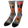 Bad Otis Link Candy Skulls Crew Sock front view