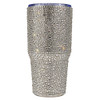 Silver Iridescent Rhinestone Tumbler