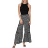 Angie Wide Leg Pants with Lace Inserts