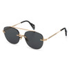 Saint Owen Sunglasses - NEVER BB Gold | Grey side view