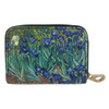Van Gogh Irises Zip Around Wallet back view