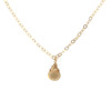 Tiny Citrine 14kt gold filled necklace.  