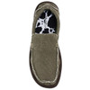 Flat Socks - Cow-A-Bunga inside shoe view