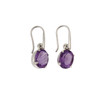 Purple Amethyst earrings. 