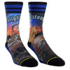 Merge4 SLIGHTLY STOOPID men's crew socks front view