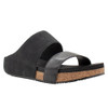 Volatile CAMPFIRE Black Low Wedge Sandal