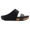 Volatile CAMPFIRE Black Low Wedge Sandal side view