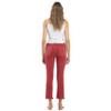 Vervet Mid Rise Cropped Frayed Hem Jeans back view