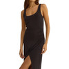 Z Supply Melbourne Midi Dress neckline view