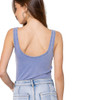 Pol Clothing Royal Blud Studded Ribbed Tank Top back view