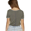 POL Clothing Short Sleeve Top with Lace Detailing back view