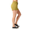 Judy Blue Mid Rise Dyed Matcha Frayed Hem Shorts 150287 right side view