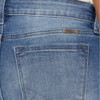 KanCan Mid Rise Fray Hem Denim Shorts back pocket view