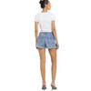 Vervet High Rise Cut Off Denim Shorts back view