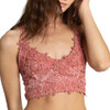 POL Clothing Lace Crop Bralette - Dried Carrot