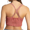 POL Clothing Lace Crop Bralette back view