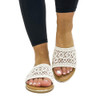 Corkys HEY BEACH Crochet Slip On Sandal front view