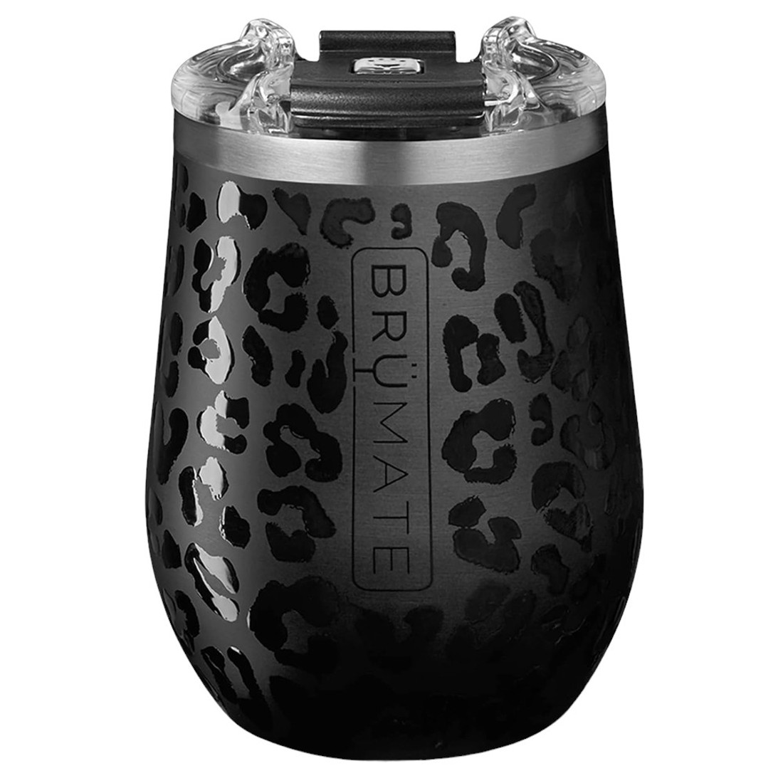 BrüMate UNCORK'D XL MÜV 14oz Wine Tumbler | Onyx Leopard