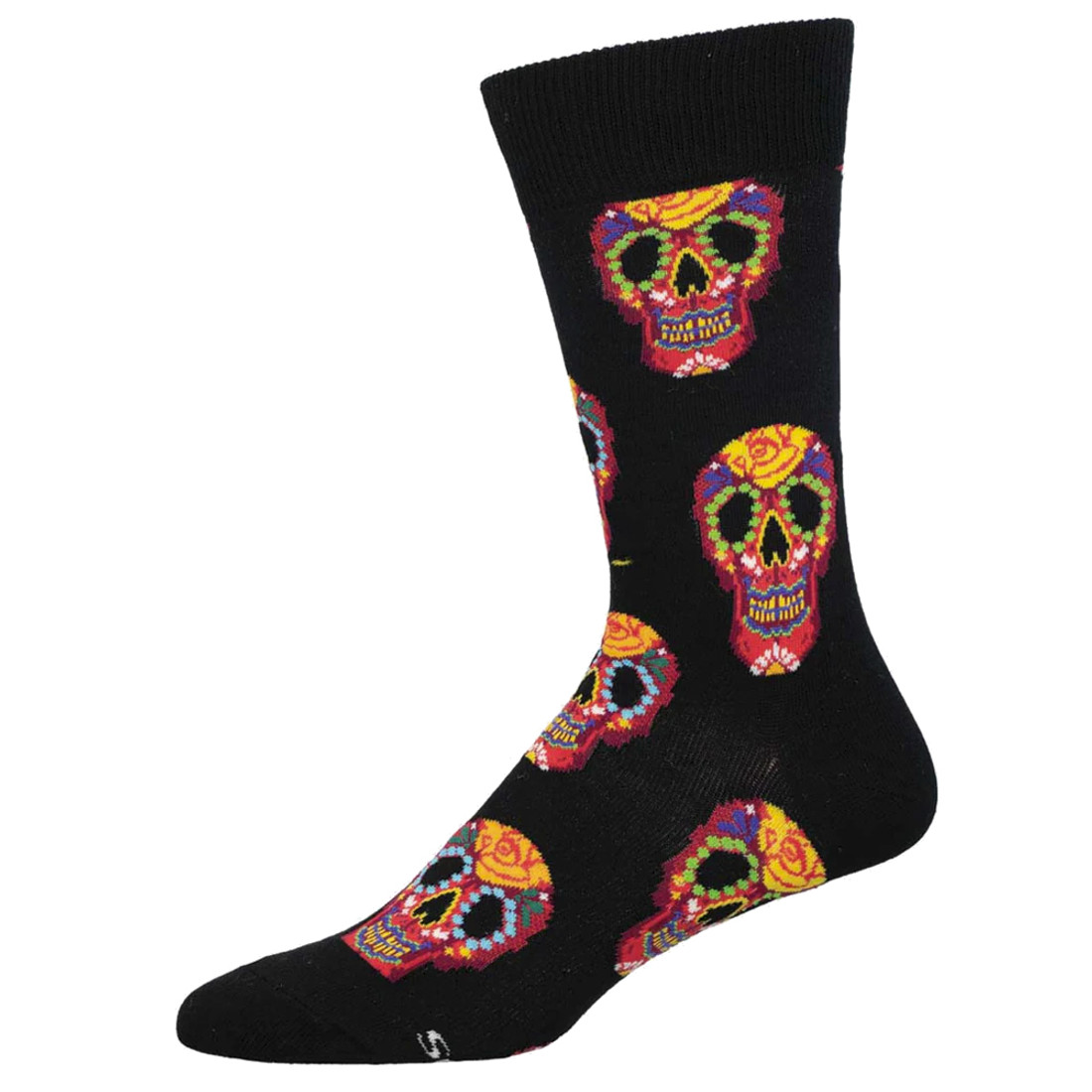 Socksmith Men's Socks - Dia De Los Muertos Skull