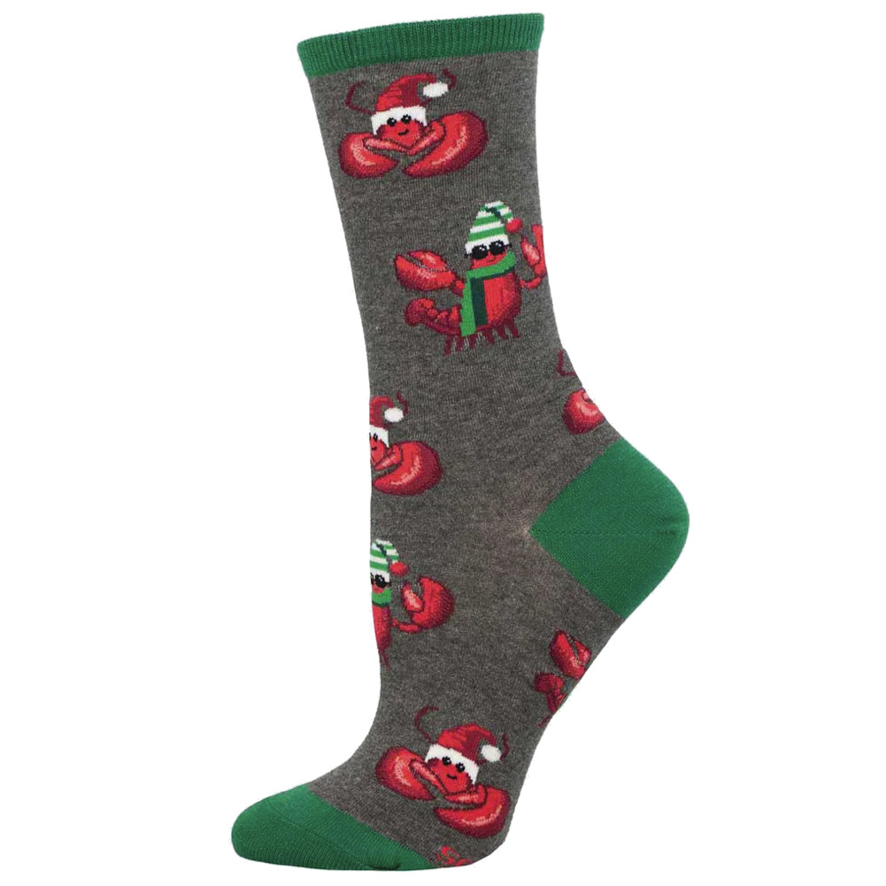 Socksmith Women's Socks - Christmas Holiday Festive Lobsters
