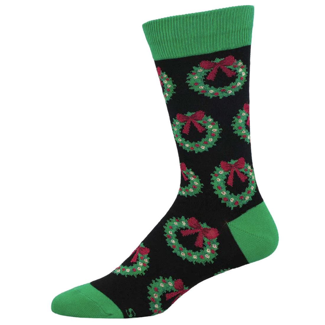 Socksmith Men's Socks - Holiday Christmas Wreath