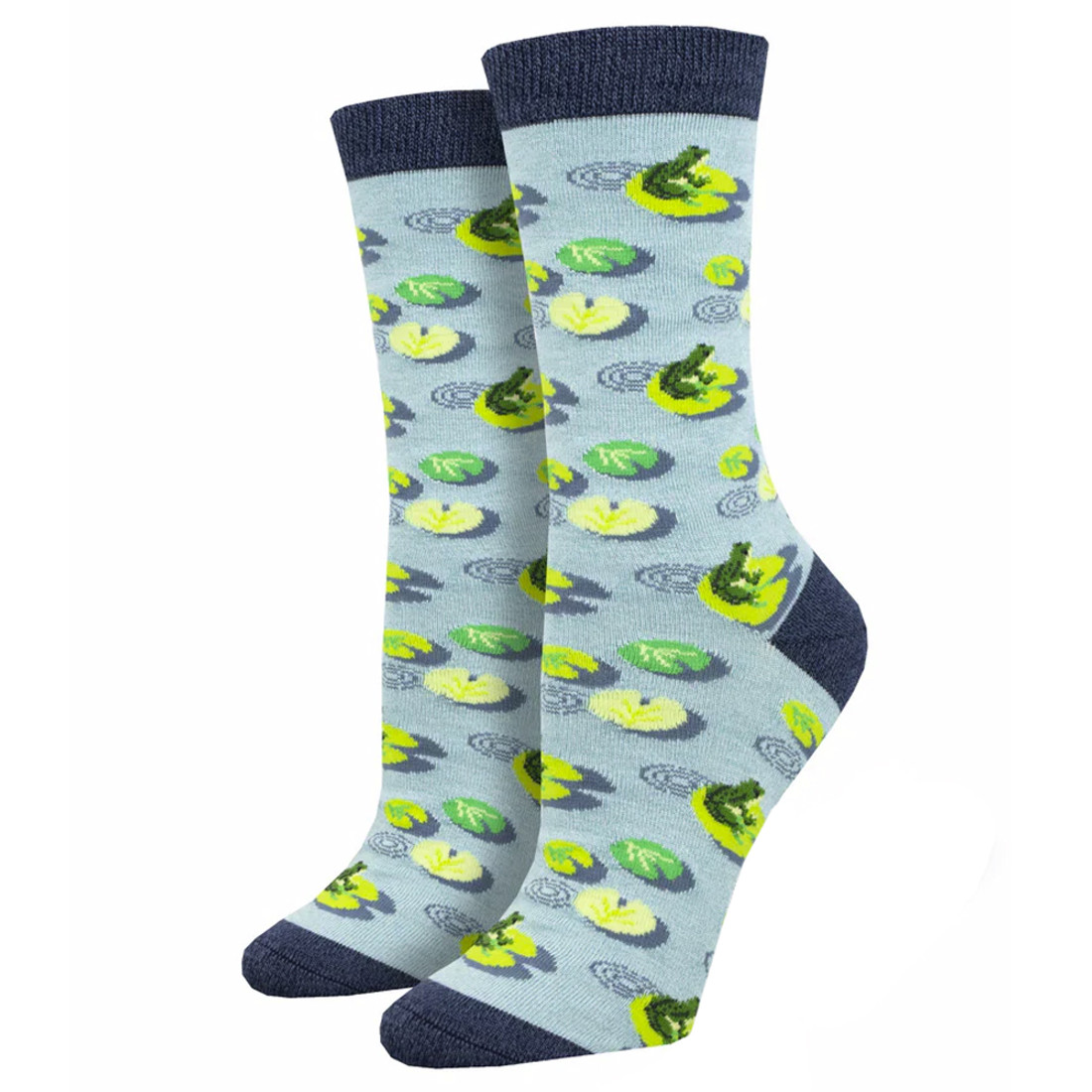 Socksmith Women's Socks - Leaping Lily Pads