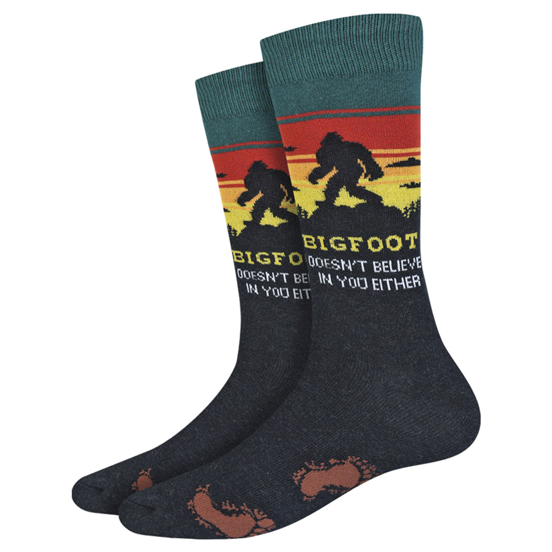 Bigfoot Sock Co Men's Socks - Bigfoot Doesn't Believe In You Either