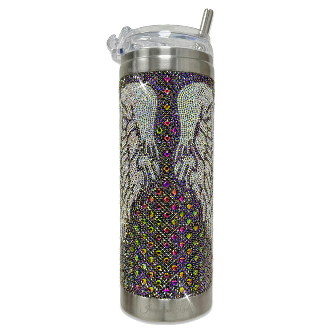 Jacqueline Kent Crystal Tumbler - Love Angel Wings - Strength