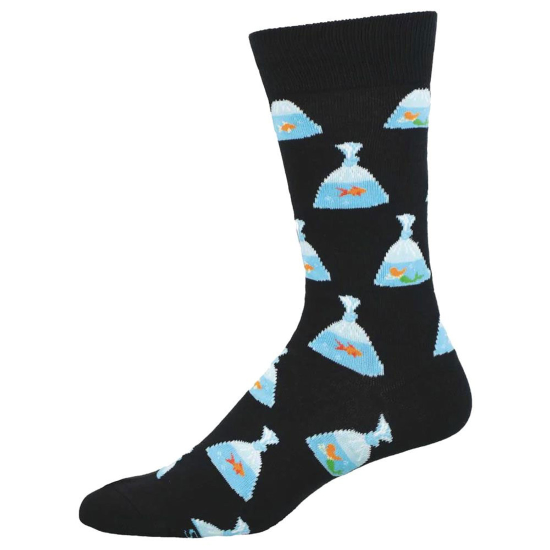Socksmith Men's Socks - What A Catch - Goldfish