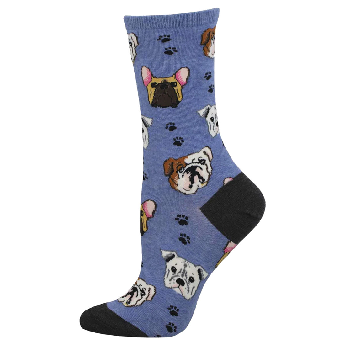 Socksmith Women's Socks - Bulldog Faces