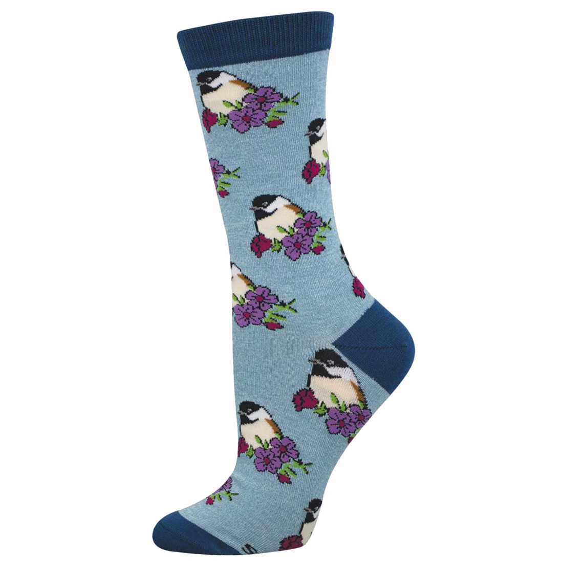 Socksmith Women's Socks - Perching Chickadee