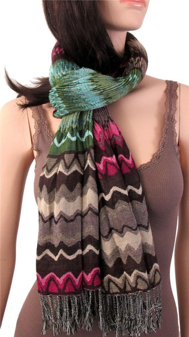 Colorful scarf.