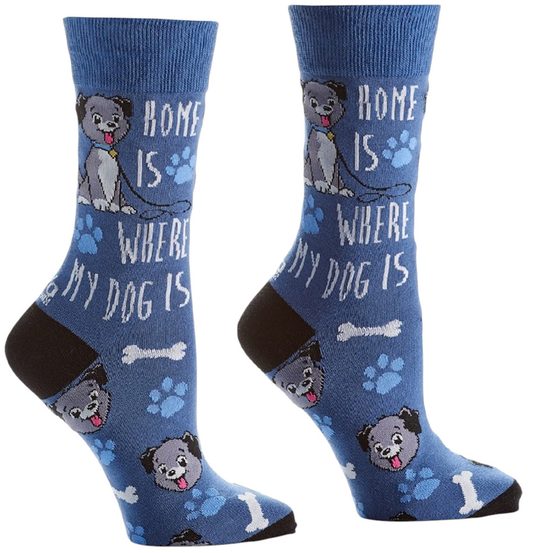Yo Sox Women's Socks - Home Is Where My Dog Is