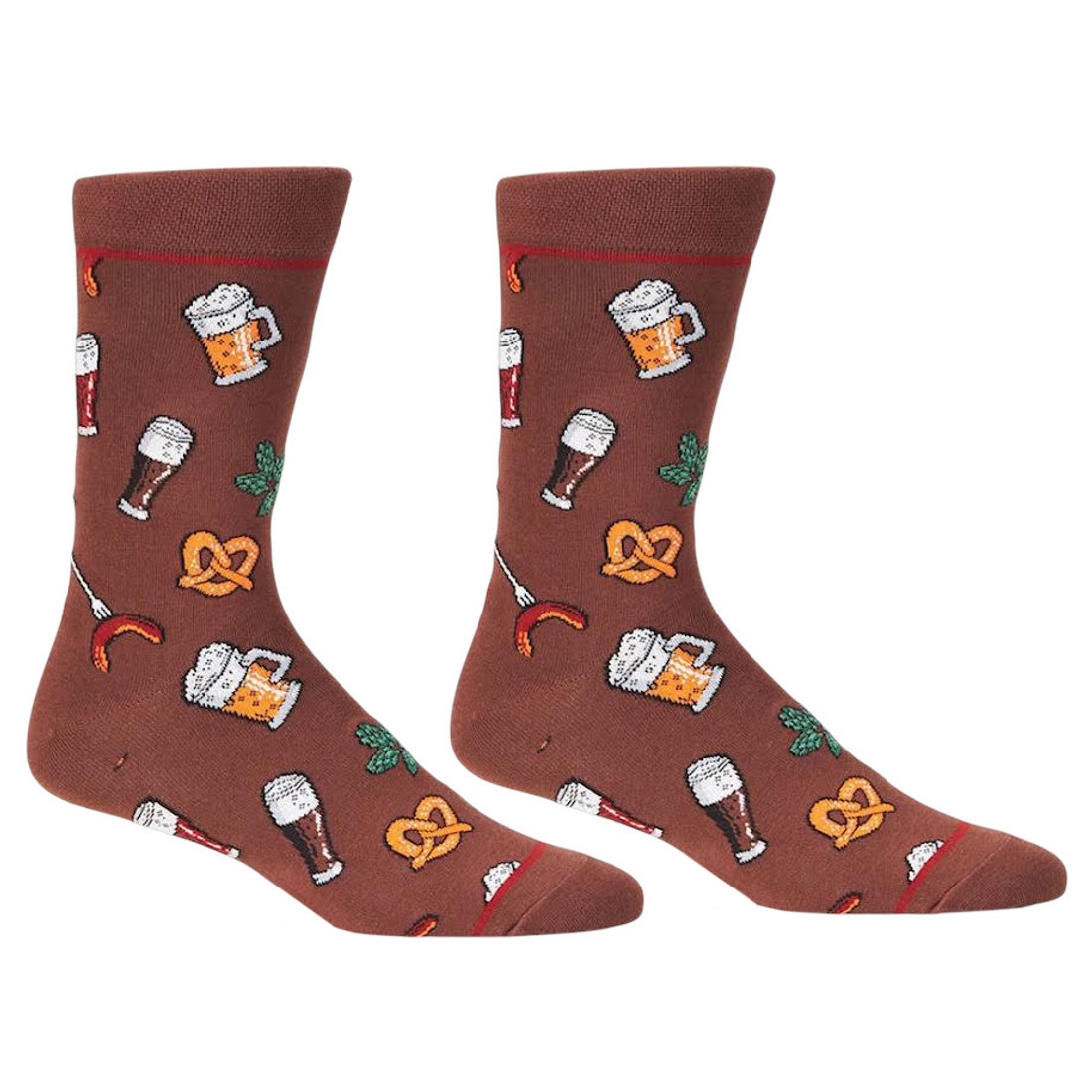 Yo Sox Men's Socks - Octoberfest Beers and Brats