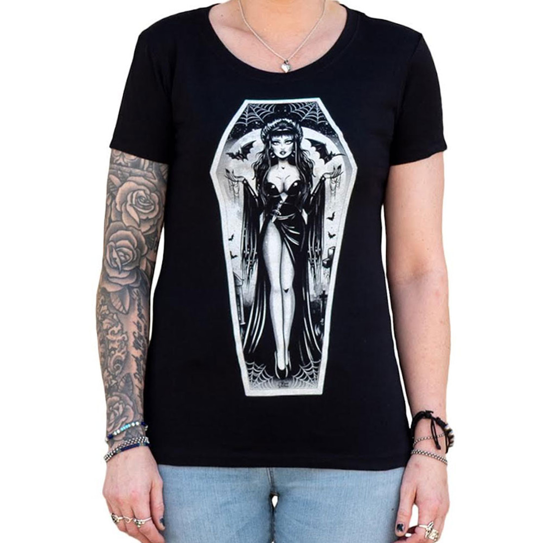 Black Market Art Company Women's Tee Shirt - Mistress Vira by Rose Demon 