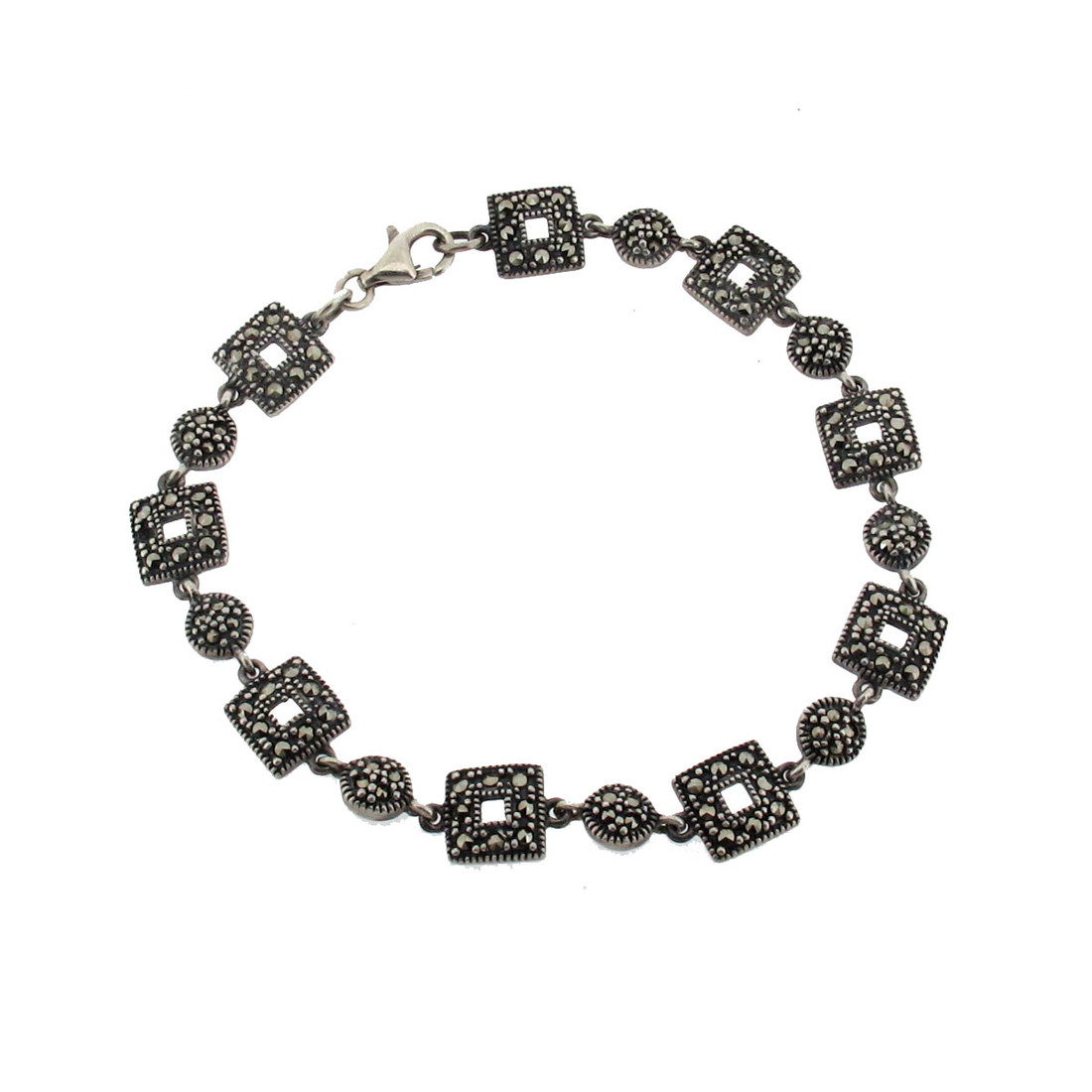 Marcasite sterling silver bracelet.