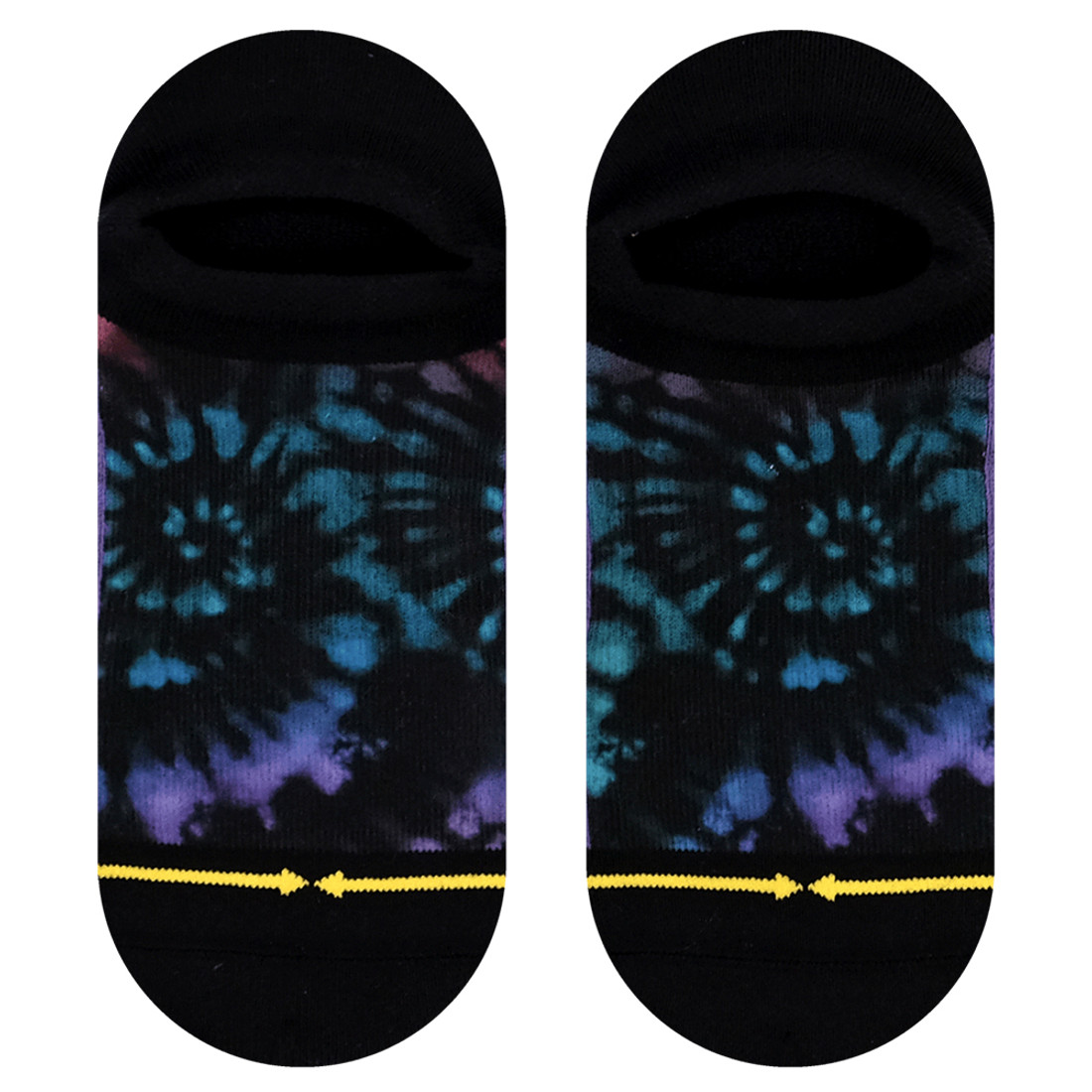 Merge4 - Women's No Show Socks - Far Out Tie Dye 