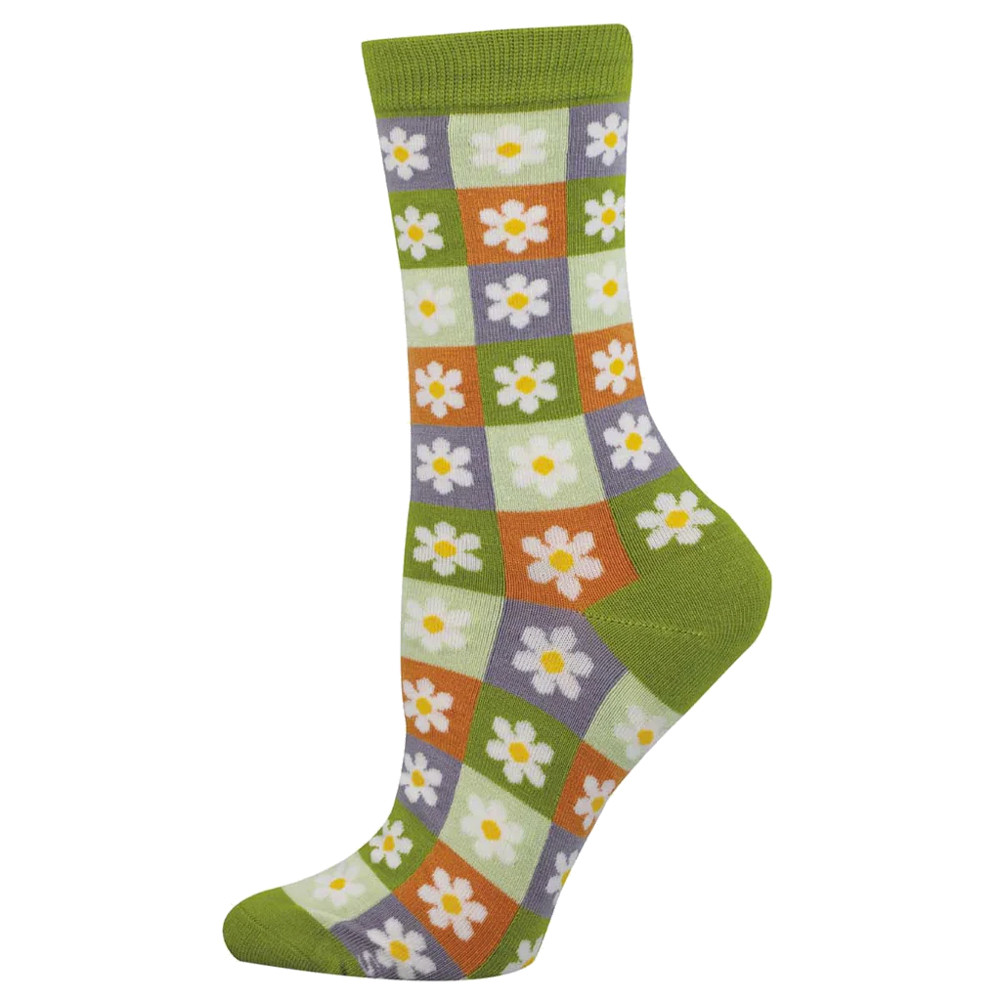 Socksmith Bamboo Blend Women's Socks - Daisy Squares