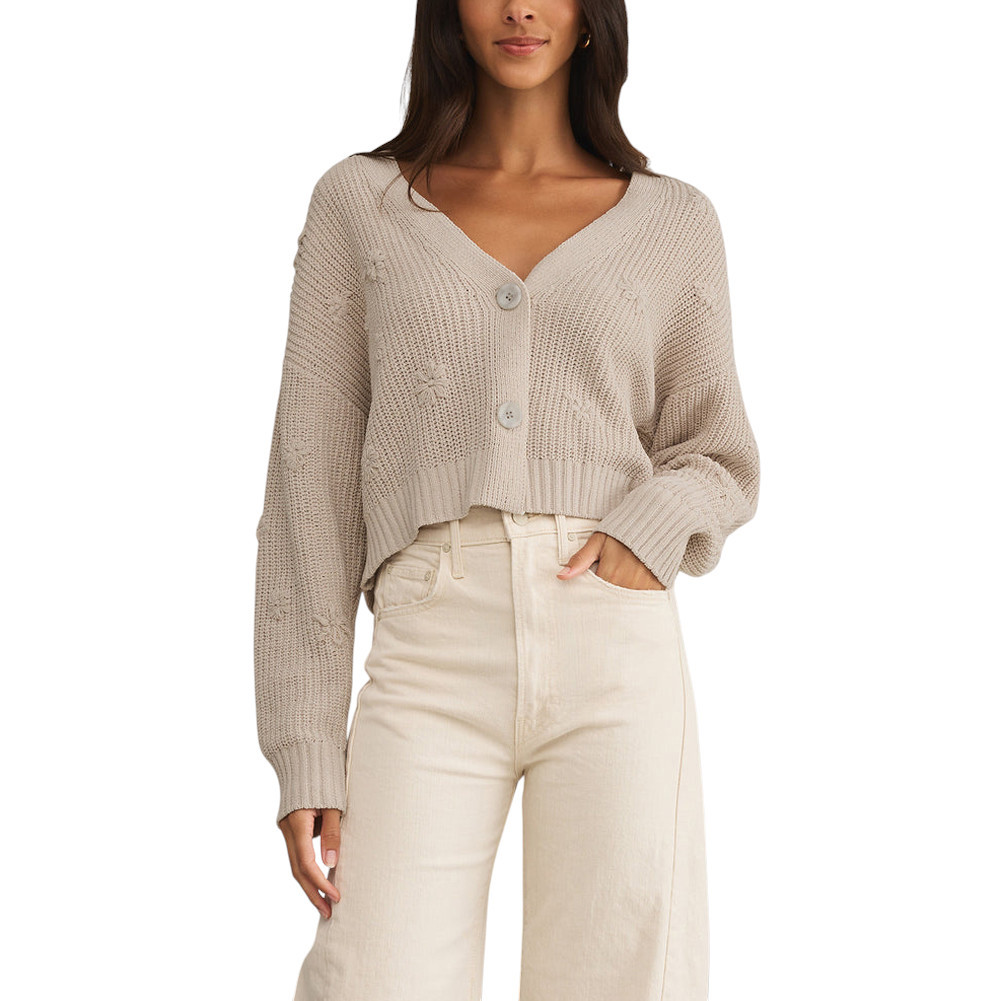 Z Supply Fleur Cardigan Sweater - Parchment 