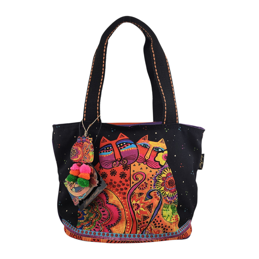 Laurel Burch Festive Felines tote purse. 
