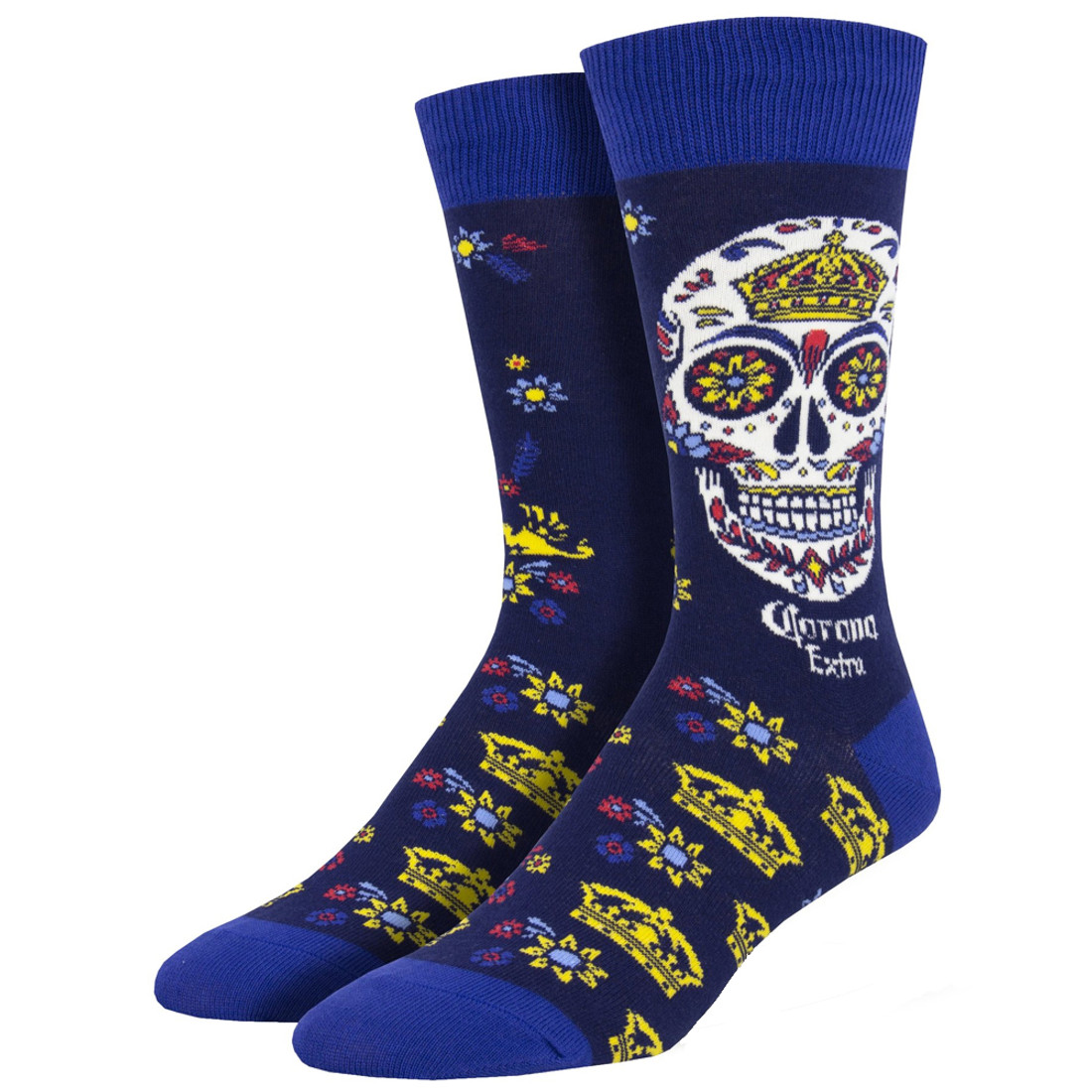 Socksmith Men's Socks - Corona Muertos - Sugar Skull