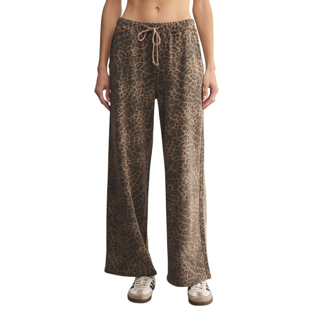 Z SUPPLY HUNTER LEOPARD KNIT PANT | PURPLE LEOPARD BOUTIQUE