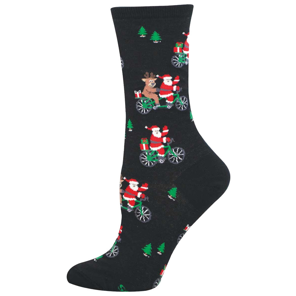 Socksmith Women's Socks - Christmas - Cycling Santa