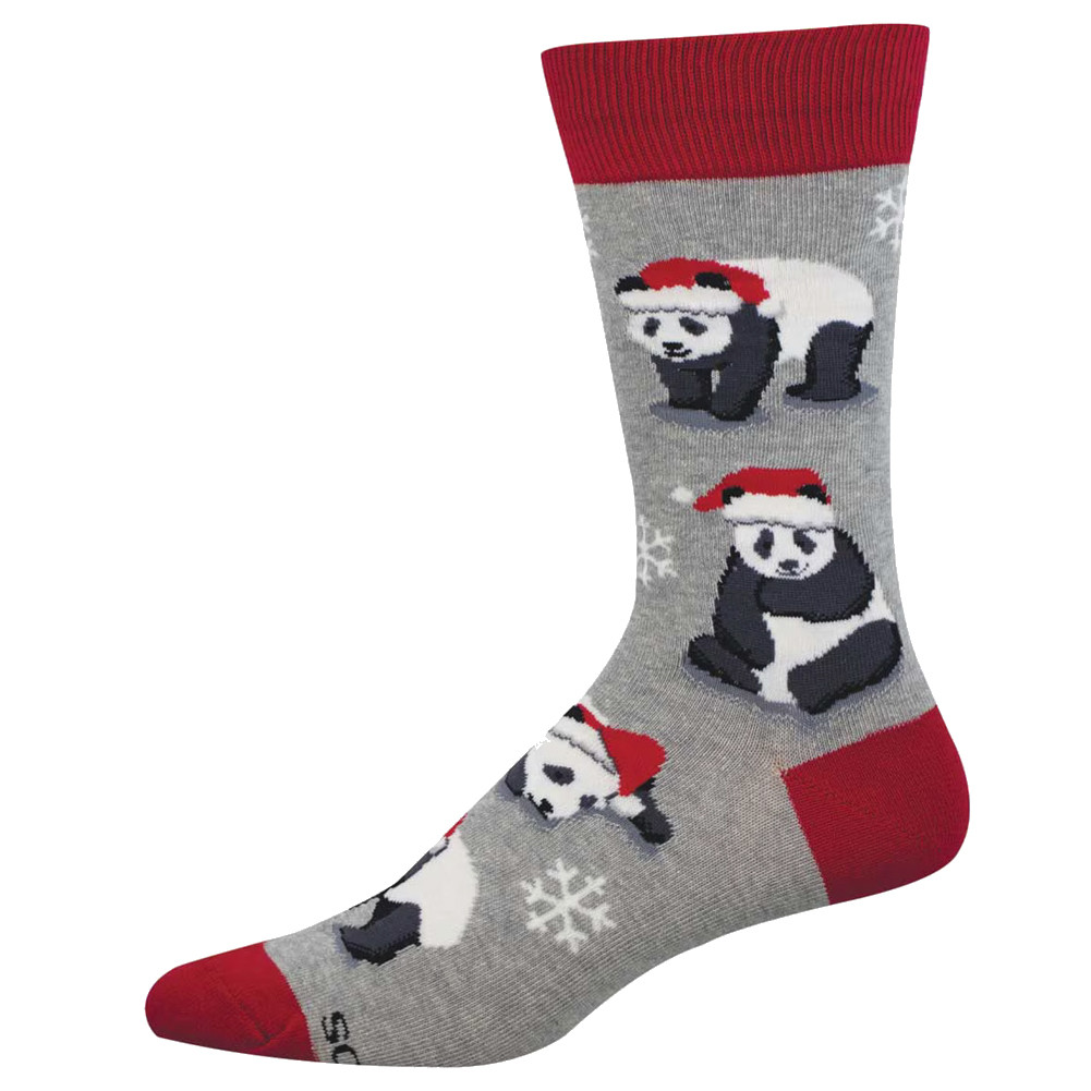 Socksmith Men's Socks - Christmas - Merry Panda Bear