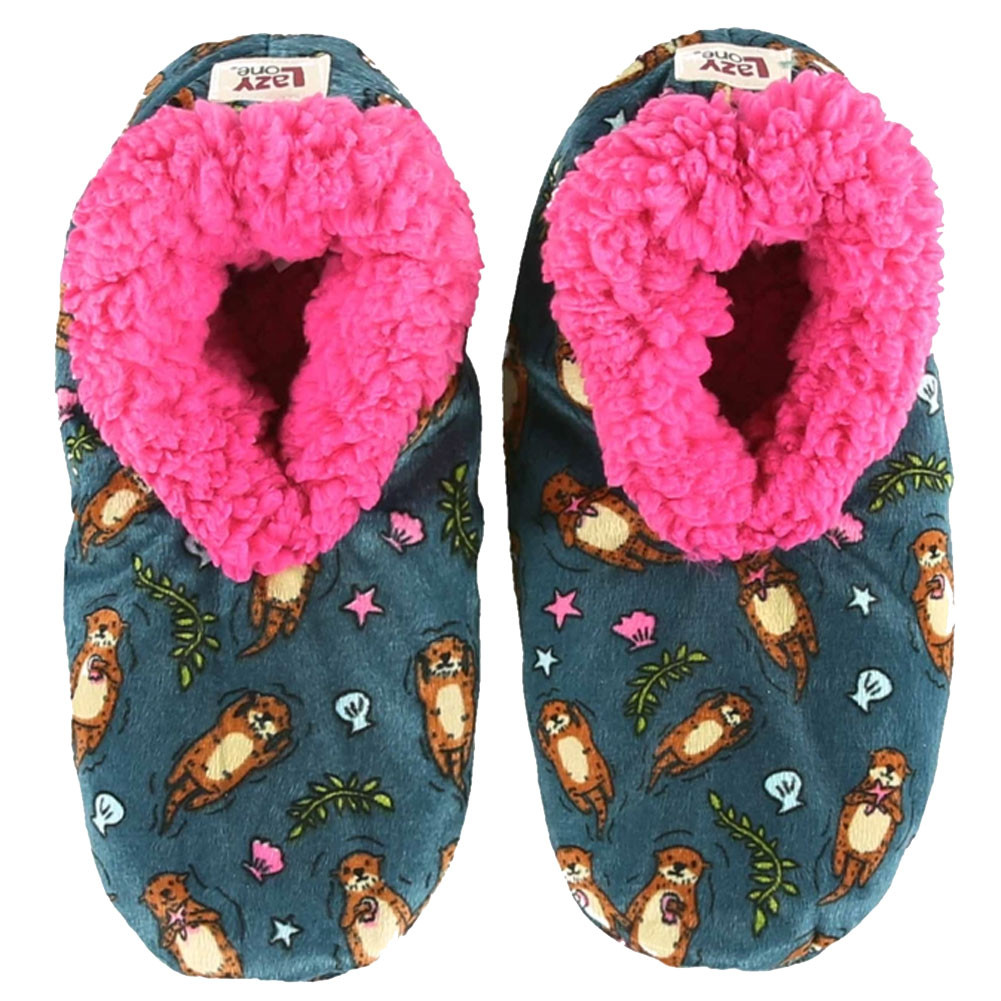 Lazy One - Fuzzy Feet Slippers - Otter 