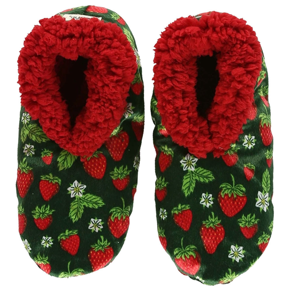 Lazy One - Fuzzy Feet Slippers - Strawberry